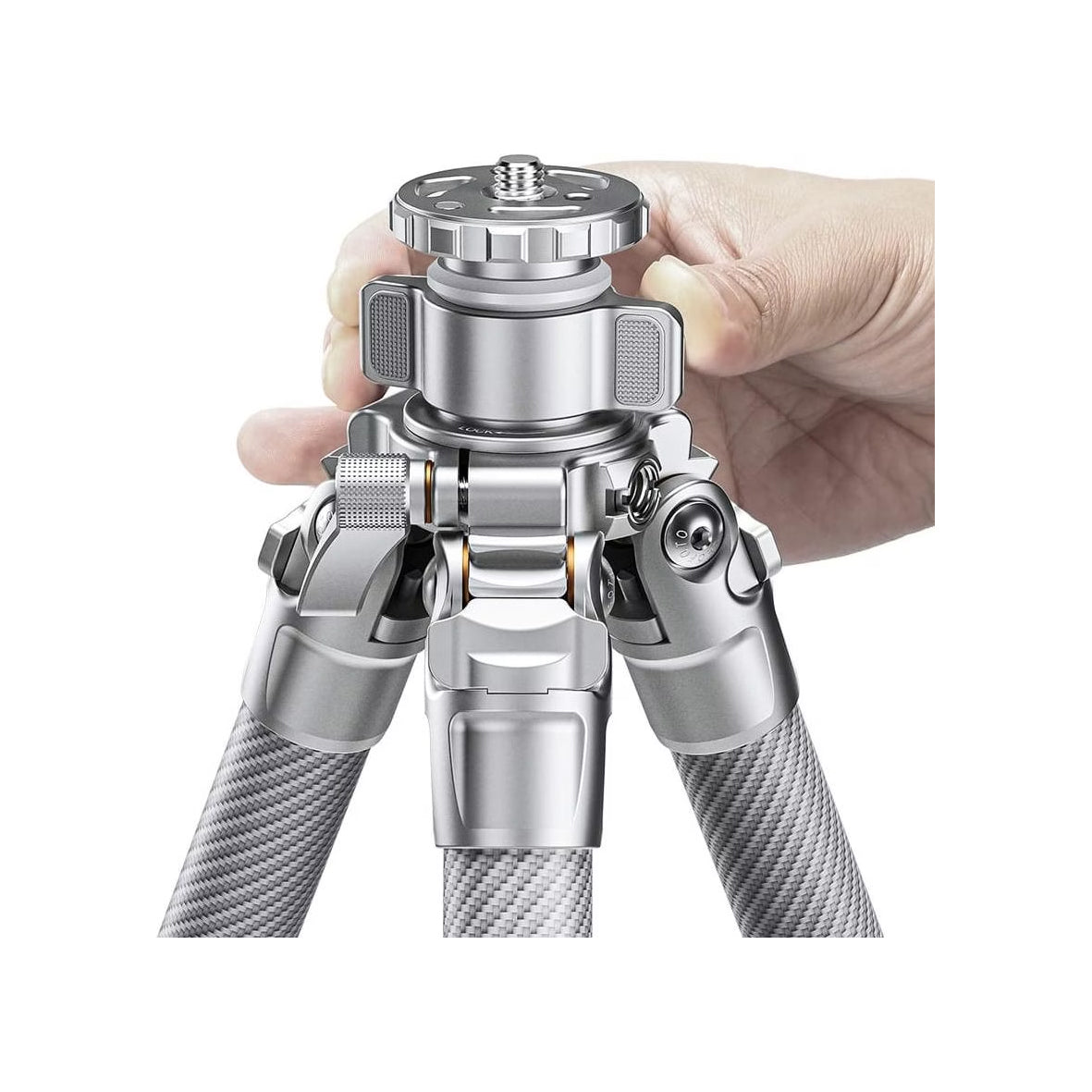 Leofoto Tripod LG-324C+LH-40R Titanium Silver Gabriel