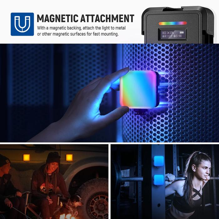 Neewer RGB62 App Control Magnetic RGB Video Light RGB 62