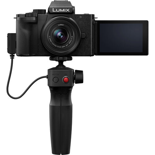 Panasonic Lumix G100DV Mirrorless Digital Camera with 12-32mm Lens and Tripod Grip Kit (New SPC)