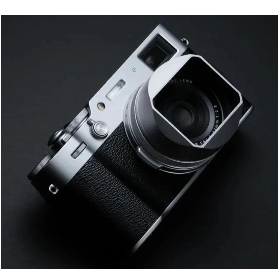 SquareHood Mk 4 for Fuji X100 Cameras (Silver)