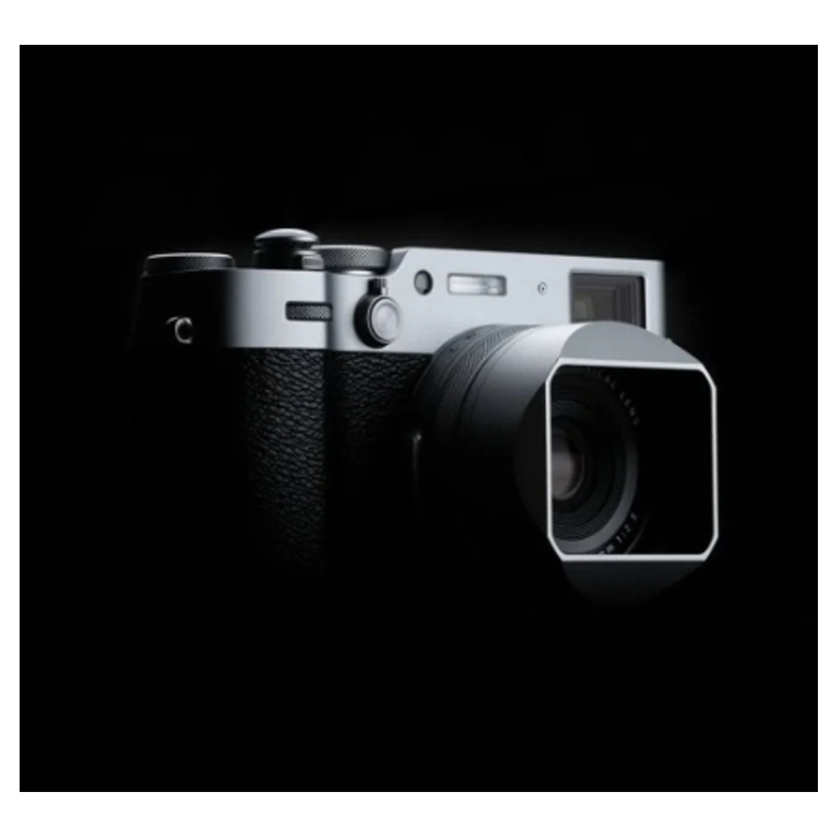 SquareHood Mk 4 for Fuji X100 Cameras (Silver)