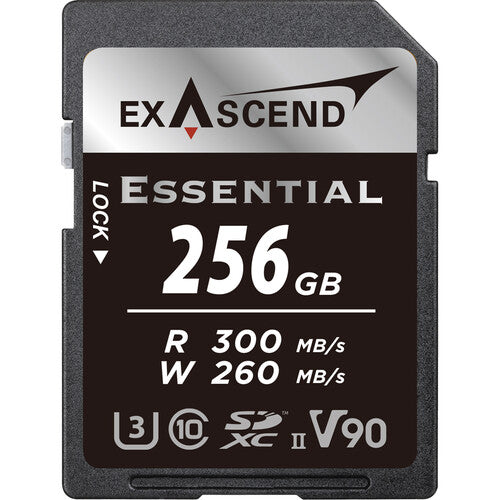 Exascend 256GB Essential UHS-II SDXC Memory Card