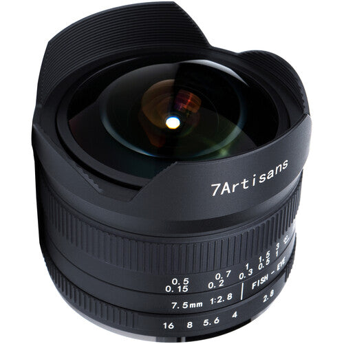 7Artisan 7.5mm F2.8 II Canon EOS R Mount (Black)