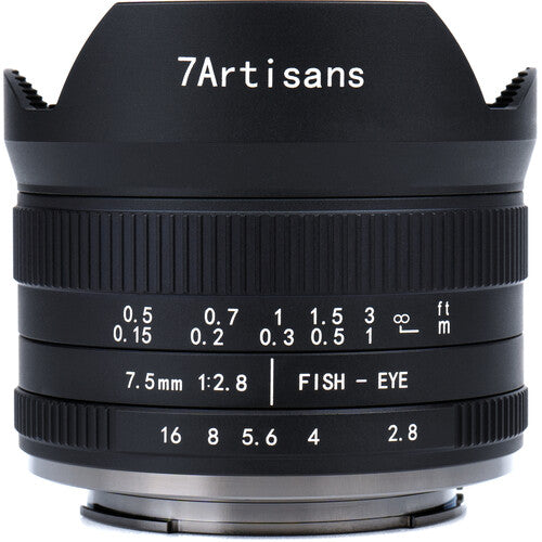 7Artisan 7.5mm F2.8 II Canon EOS R Mount (Black)