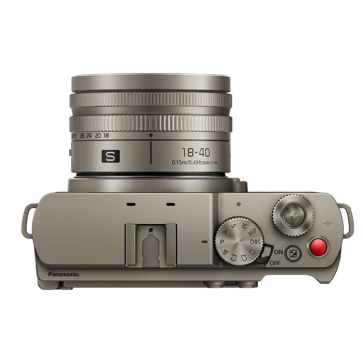 Panasonic Lumix S9 Mirrorless Camera with S 18-40mm f4.5-6.3 (Titanium Gold)