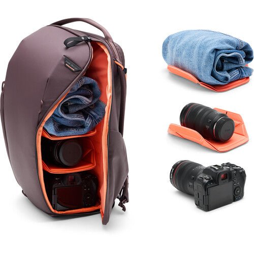Peak Design BEDBZ-15-EP-3 Everyday Backpack Zip V3 (Eclipse Purple, 15L)