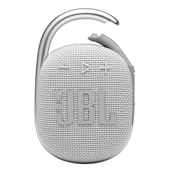 JBL Clip 4 Portable Bluetooth Speaker (White)