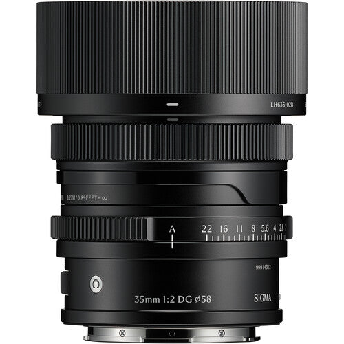 Sigma 35mm f/2 DG Contemporary Lens (L-Mount, Black)
