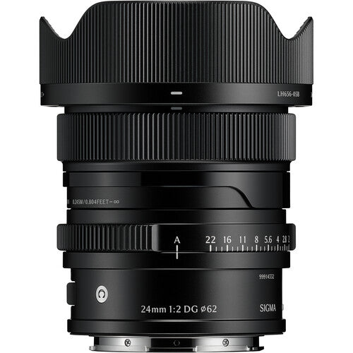 Sigma 24mm f/2 DG Contemporary Lens (L-Mount, Black)