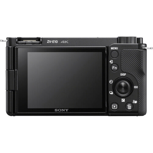 Sony ZV-E10 Mirrorless Camera with E PZ 16-50mm f3.5-5.6 OSS II Lens (Black)