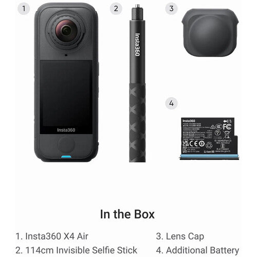 Insta360 X4 Air Starter Bundle (Black)