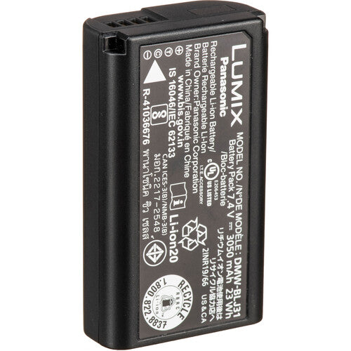 Panasonic DMW-BLJ31 Rechargeable Lithium-Ion Battery (7.2V, 3100mAh)