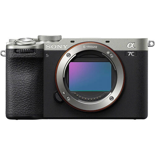 Sony a7C II Mirrorless Camera (Silver) with Sony FE 24-50mm f2.8 G Lens (Sony E)