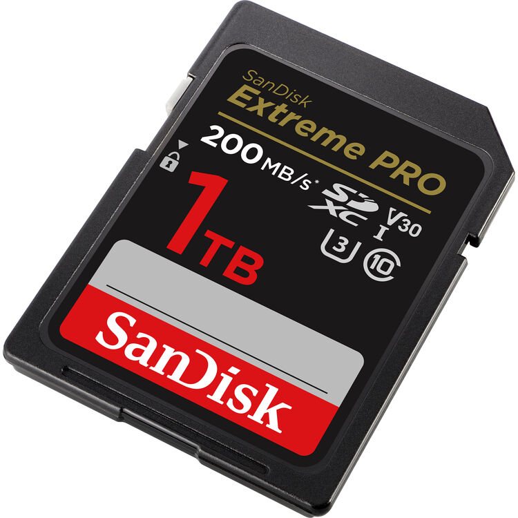 SanDisk SDXC Extreme Pro UHS-I 1TB R200MB/s W140MB/s