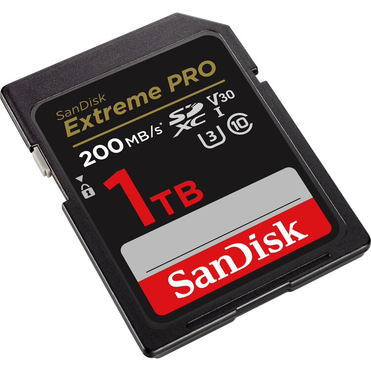 SanDisk SDXC Extreme Pro UHS-I 1TB R200MB/s W140MB/s