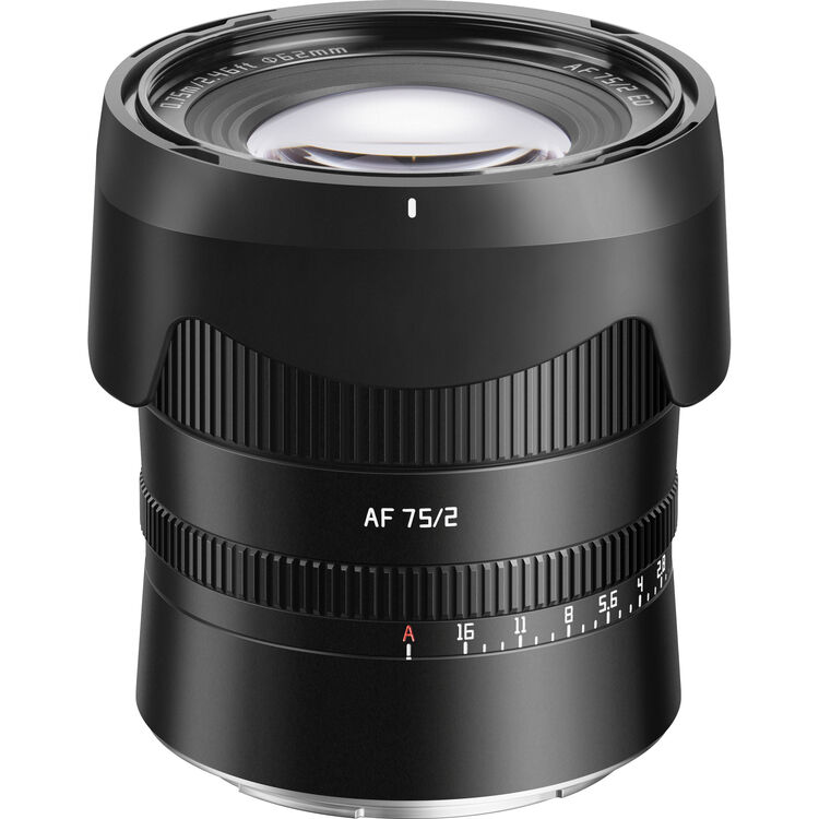 TTArtisan AF 75mm F2 for Fujifilm X - Black