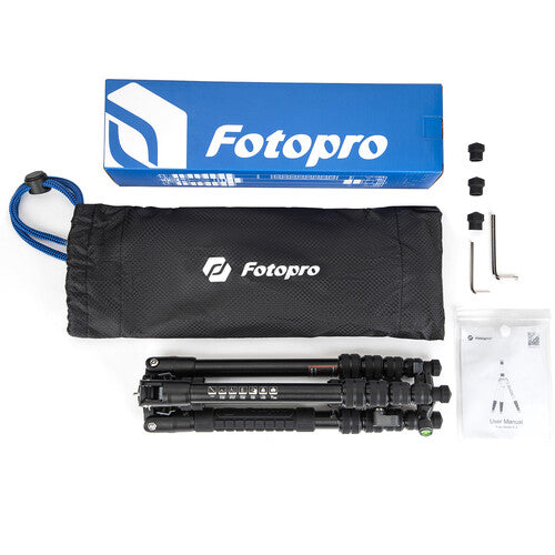 Fotopro Tripod X-Go Gecko E2 + 42QP Black