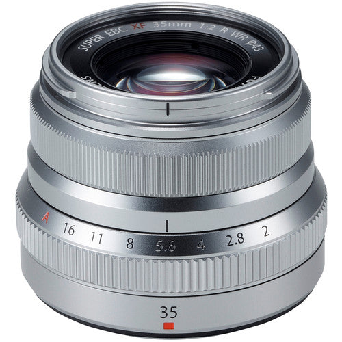 Fujifilm XF 35mm f2 R WR Lens (Silver)