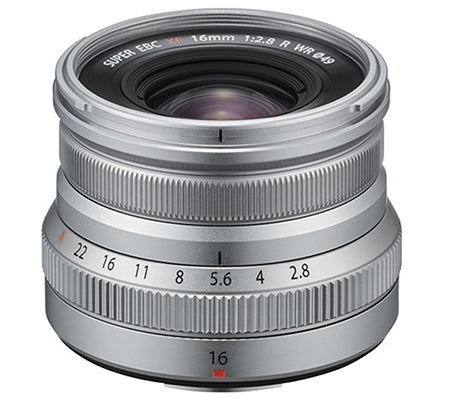 Fujifilm XF 16mm f2.8 R WR Lens (Silver)