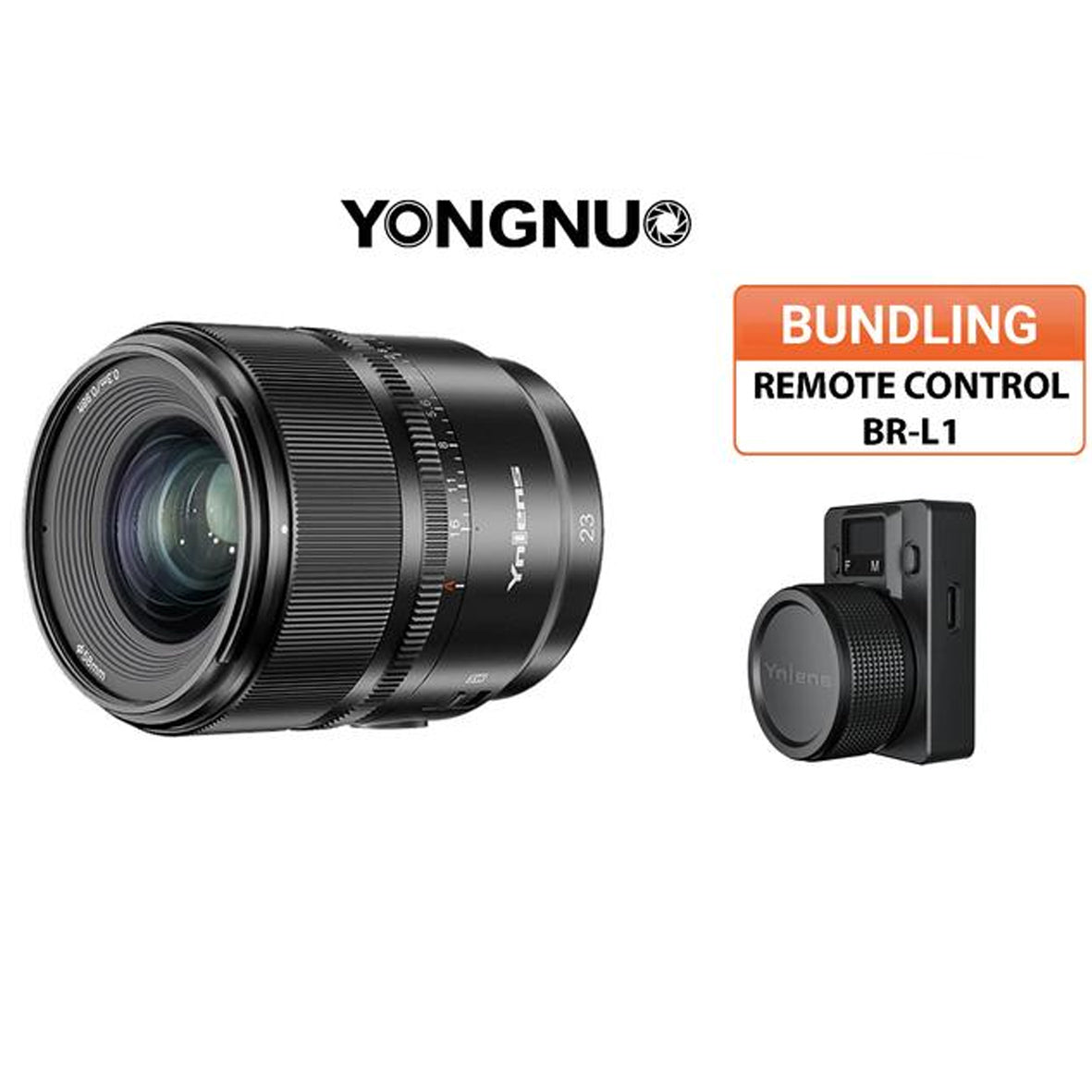 Yongnuo YN23 1.4 DA DSM WL PRO + YongNuo Remote control BR-L1 (Commander Series) (Nikon Z)
