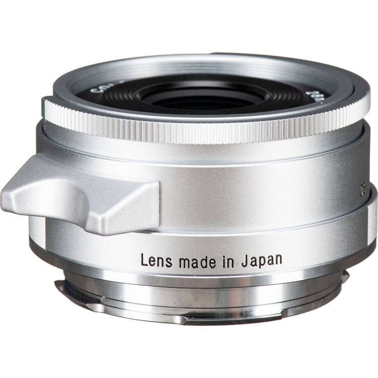 Voigtlander Lens 28mm f2.8 VM II Color Skopar for Leica M - Silver