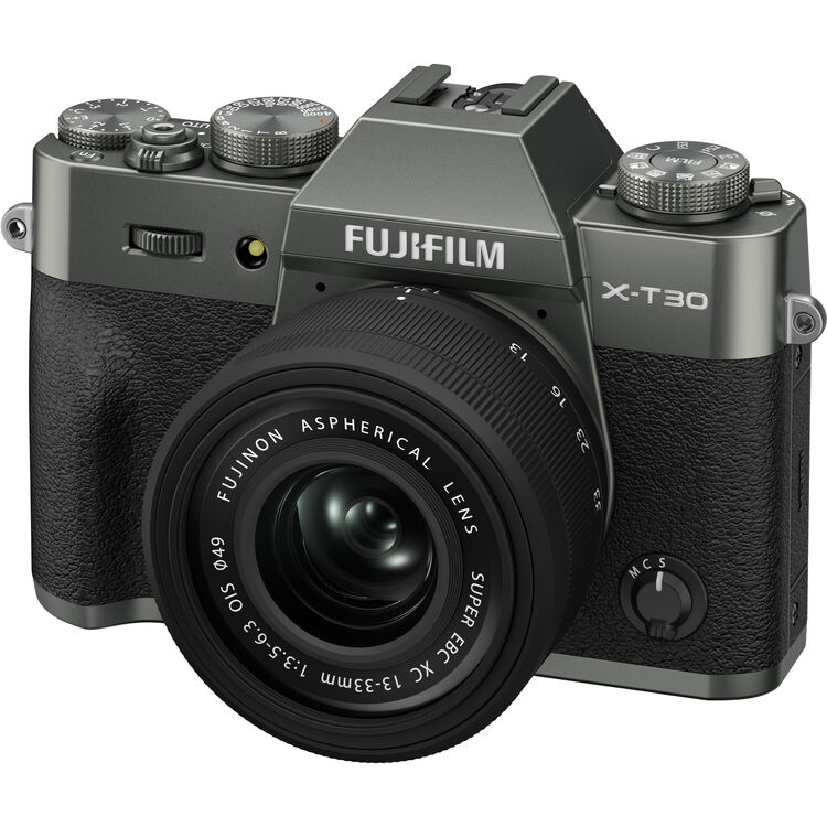 Fujifilm X-T30 III Mirrorless Camera with 13-33mm f/3.5-6.3 Lens (Charcoal Silver)