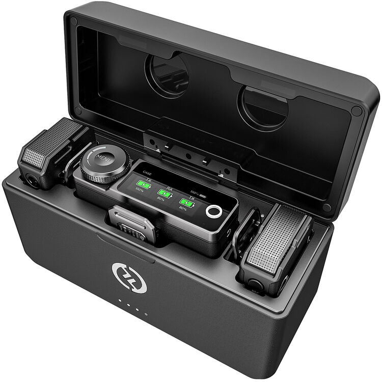 Hollyland LARK MAX DUO 2-Person Wireless Microphone System (Black)