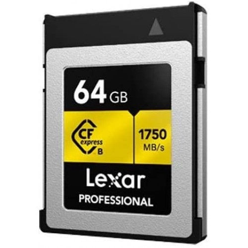 Lexar 64GB Professional CFexpress Type-B Gold Memory Card