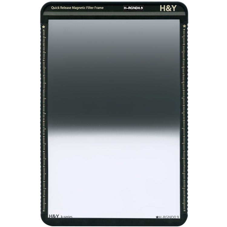 H&Y Filters 100 x 150mm K-Series Reverse GND 0.9 (3 Stops) with Quick Release Magnetic Frame (KR09)