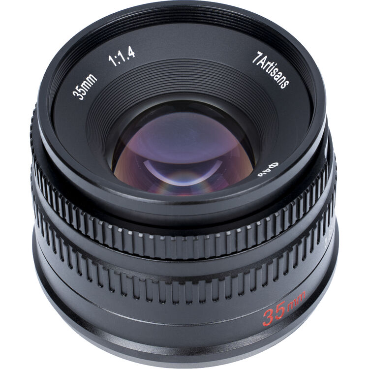 7Artisans 35mm F1.4 APSC Canon EOS-R Mount Black