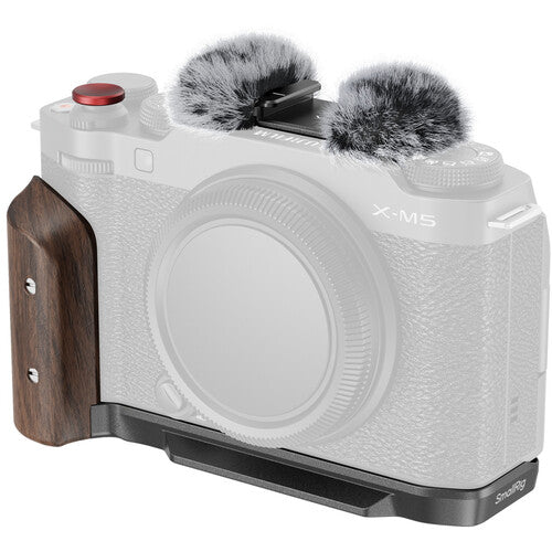 SmallRig 5260 L-Shape Mount Plate with Wooden Handle for FUJIFILM X-M5