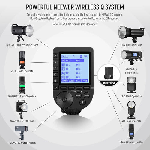 Neewer QPRO-N TTL Wireless Flash Trigger For Nikon