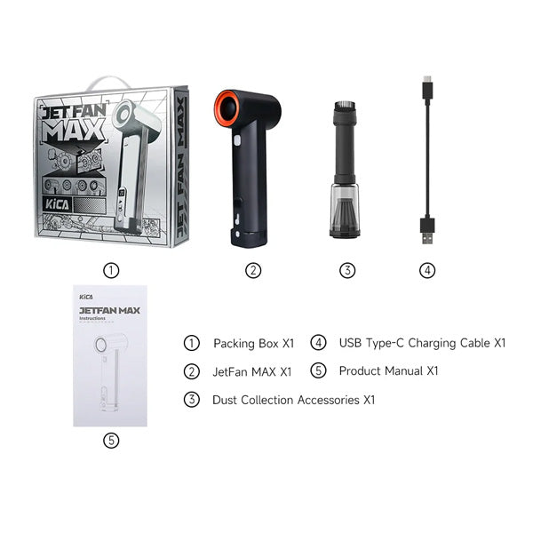 Kica JetFan Max Black