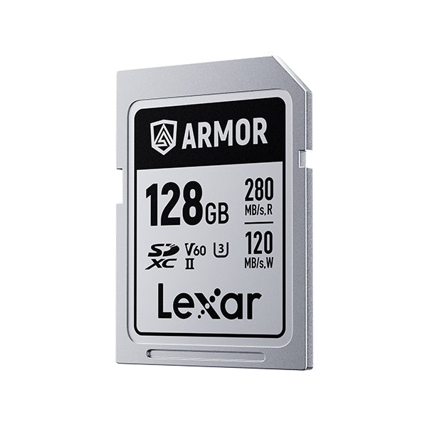 LEXAR ARMOR SILVER PRO SDXC UHS-II 128GB W 120MB/s R 280MB/s LSDAMSP128G-RNNNG