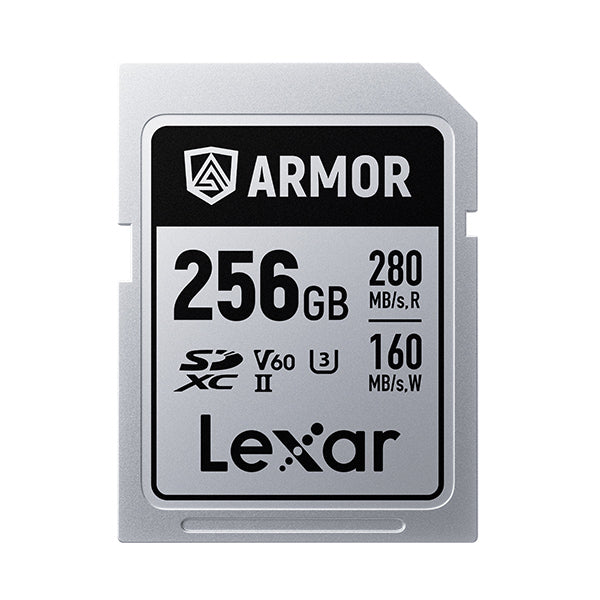 LEXAR ARMOR SILVER PRO SDXC UHS-II 256GB W 160MB/s R 280MB/s LSDAMSP256G-RNNNG