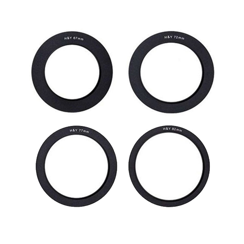 H&Y Filters Adapter Ring Set (67mm 72mm 77mm 82mm)