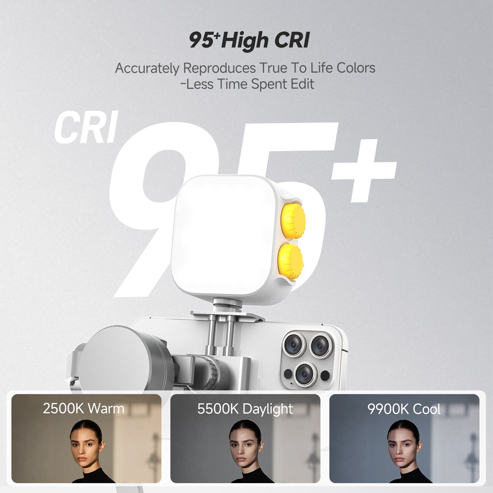 Photoolex White Tofu 6W RGB Pocket Light