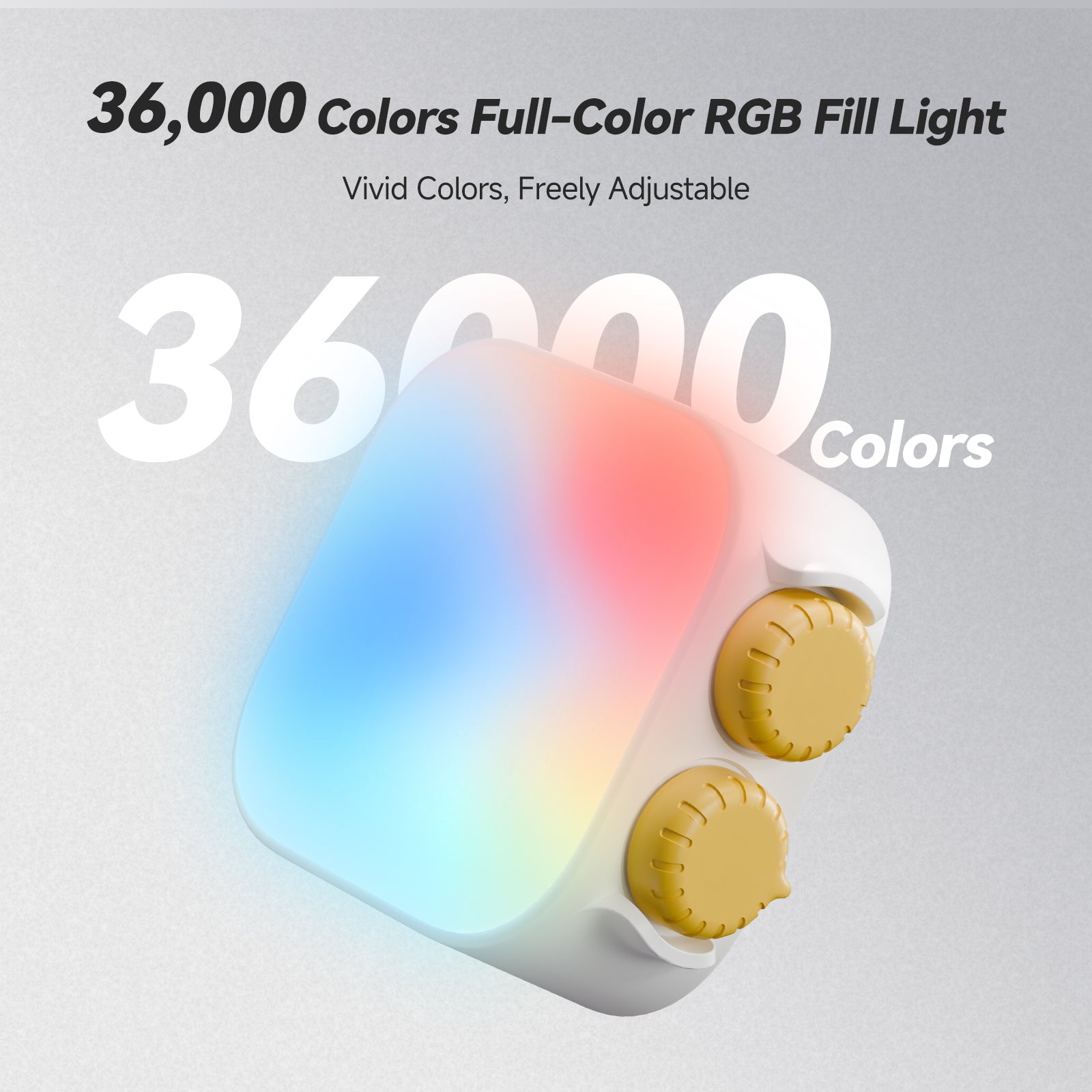 Photoolex White Tofu 6W RGB Pocket Light