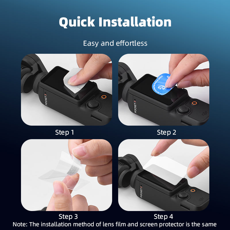 BRDRC OSMO POCKET 3 Tempered Glass (2 sets) EW10038_2