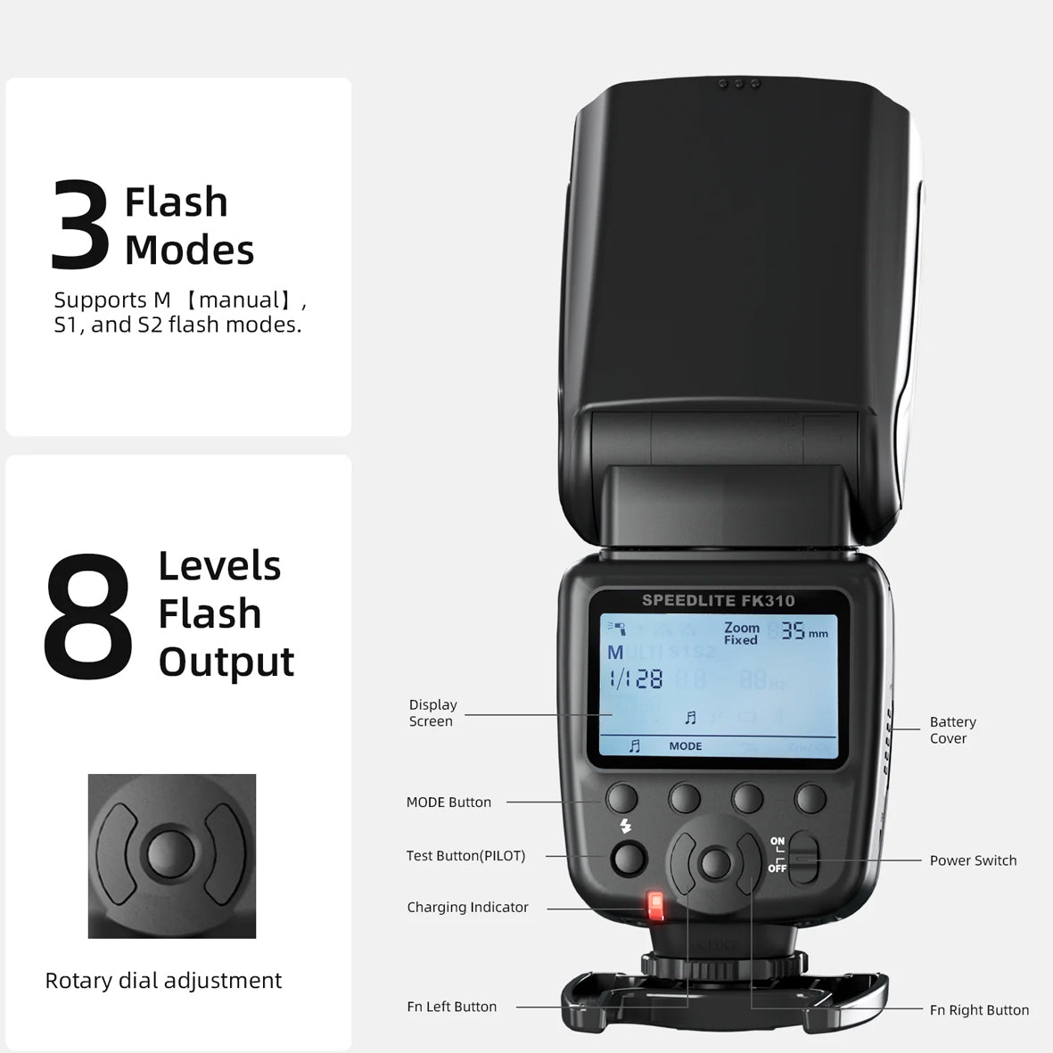 Photoolex Speedlite G31 FS-FK310