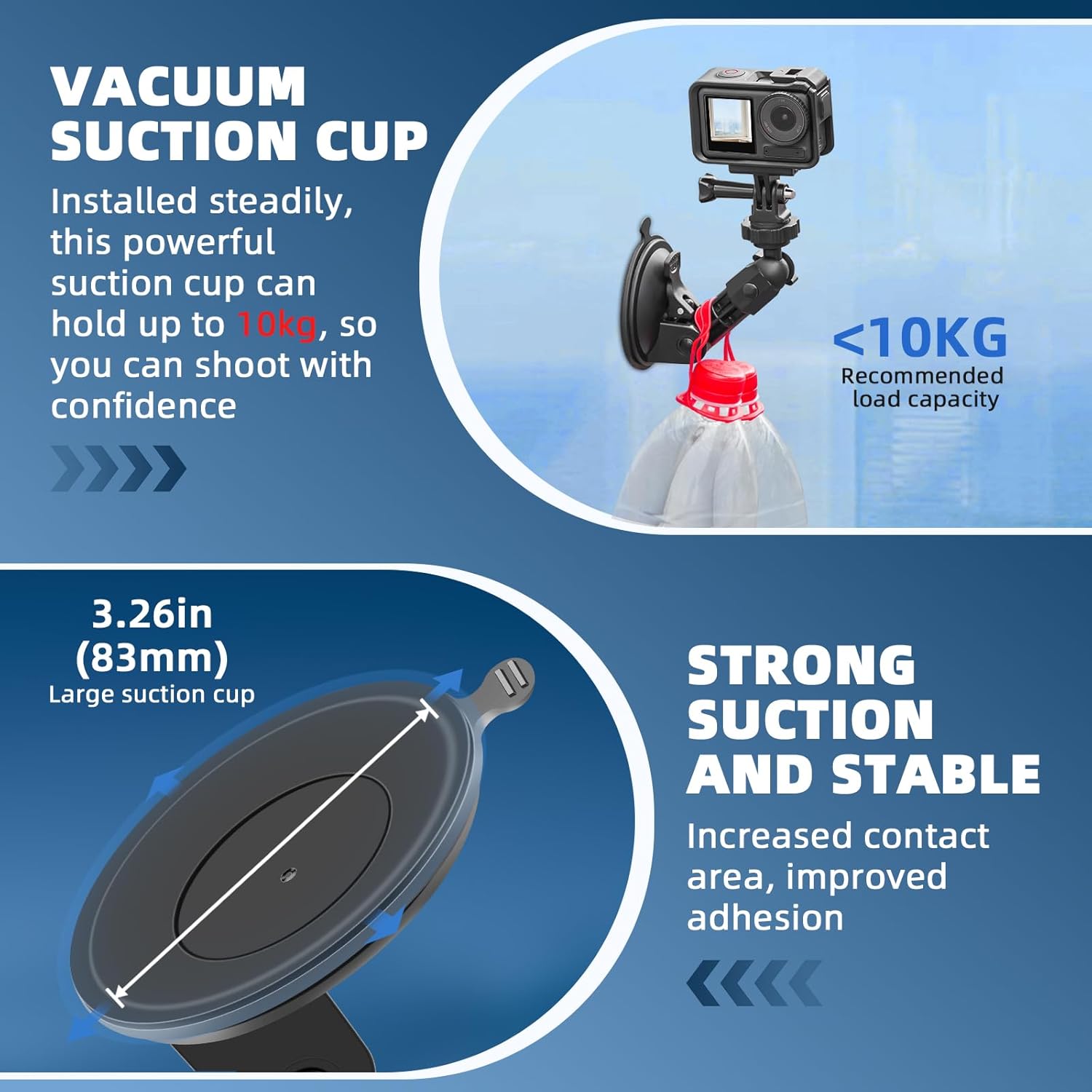 BRDRC OSMO POCKET 3 Car Suction Cup Mount ZZ10131