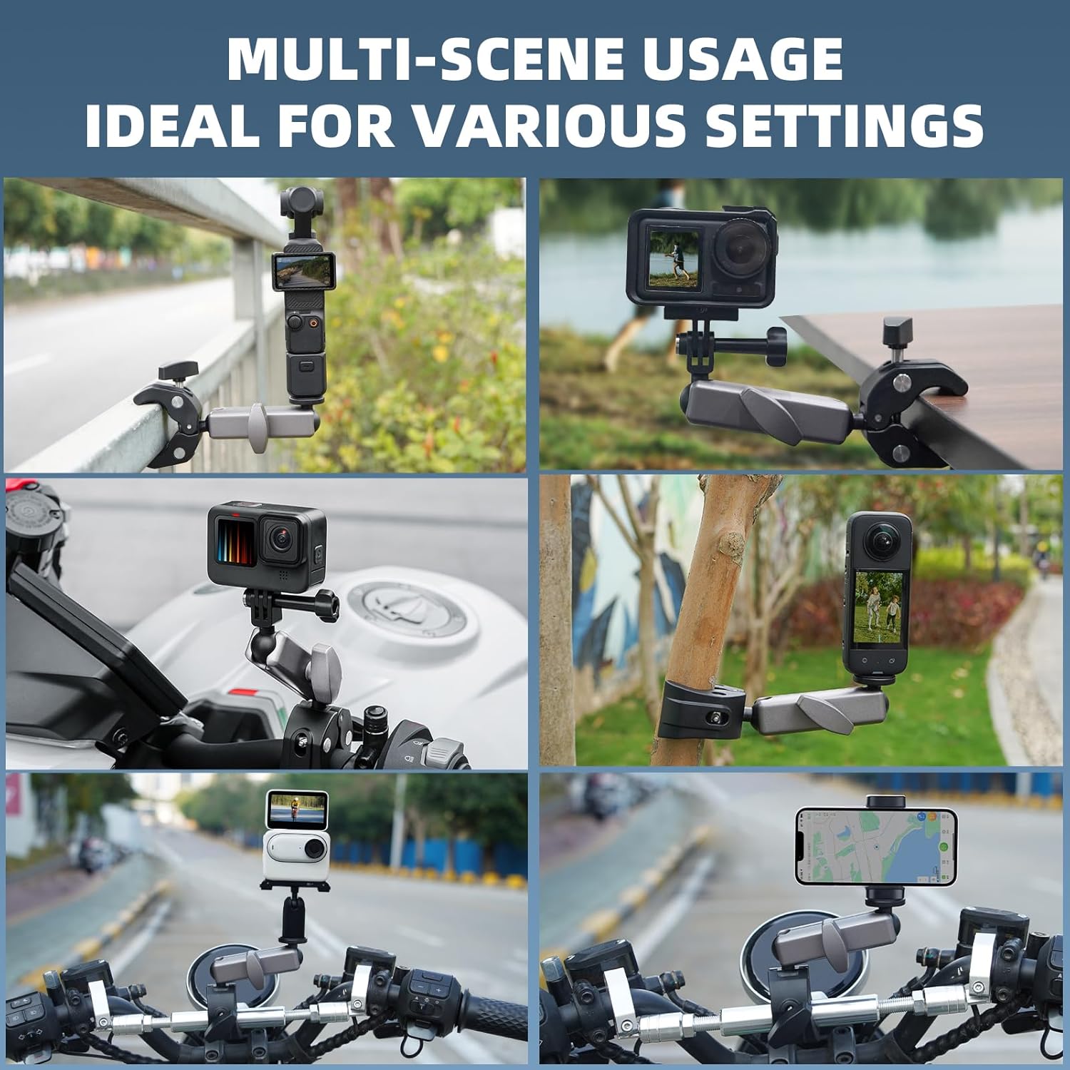 BRDRC Action Camera/POCKET 3 Cycling Mount EW10201