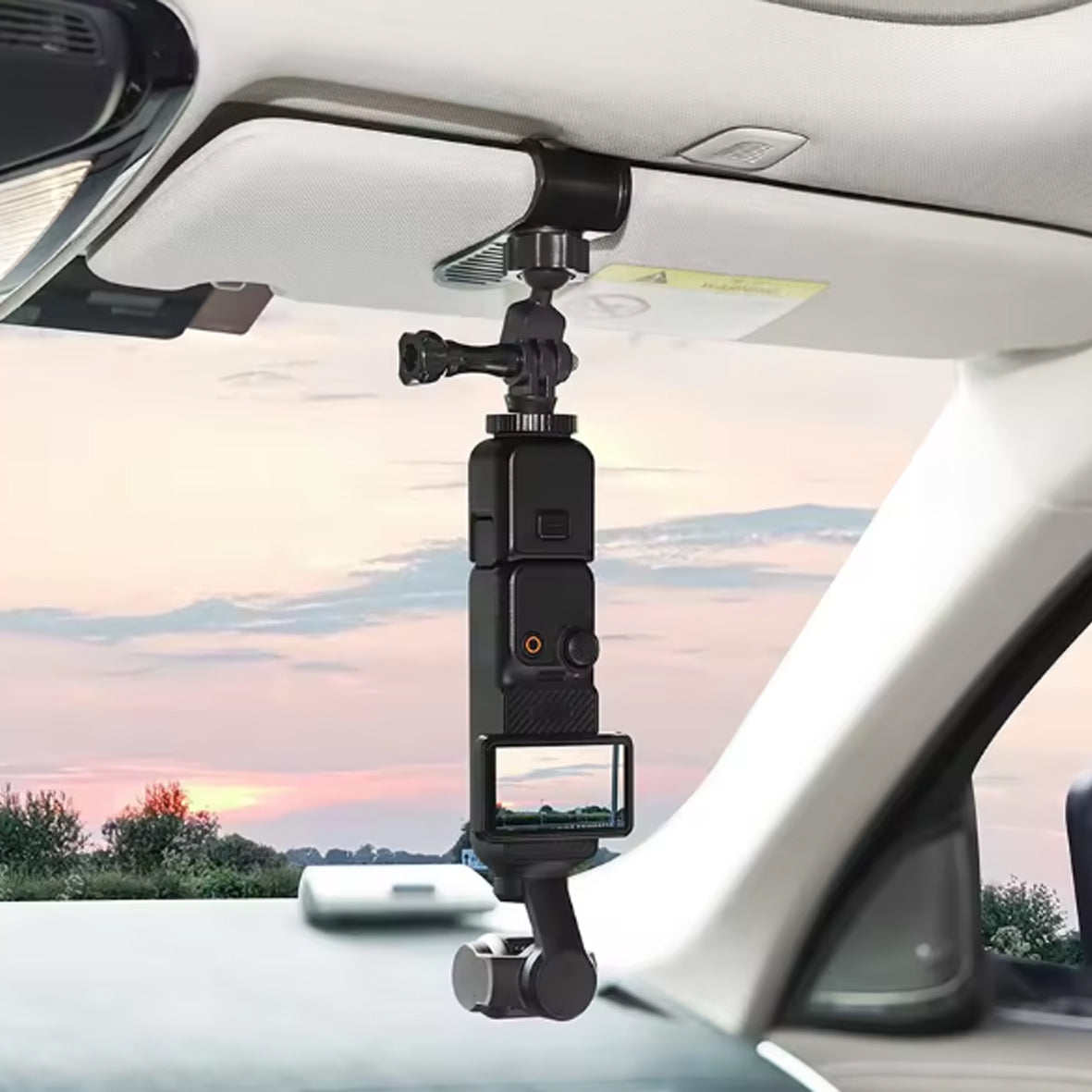 BRDRC Action Camera/POCKET 3 Car Sun Visor Bracket EW10119