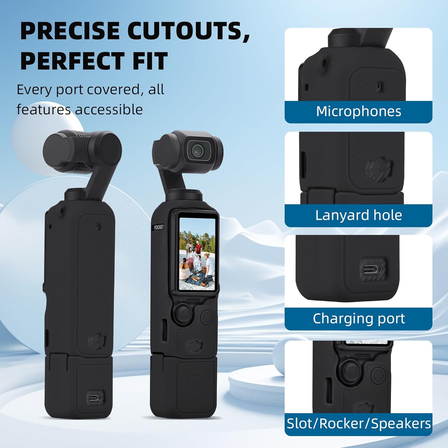 BRDRC POCKET 3 All-round Silicone Case