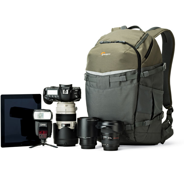 Lowepro Flipside Trek BP 450 AW Grey - Dark Green