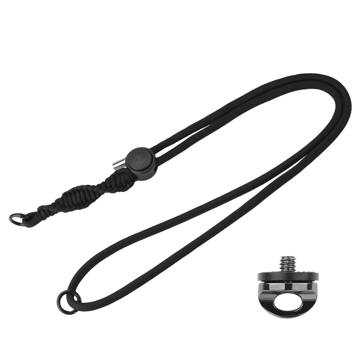 BRDRC POCKET 3 Adjustable Lanyard (Black Rope Black Knot) PO3014_3