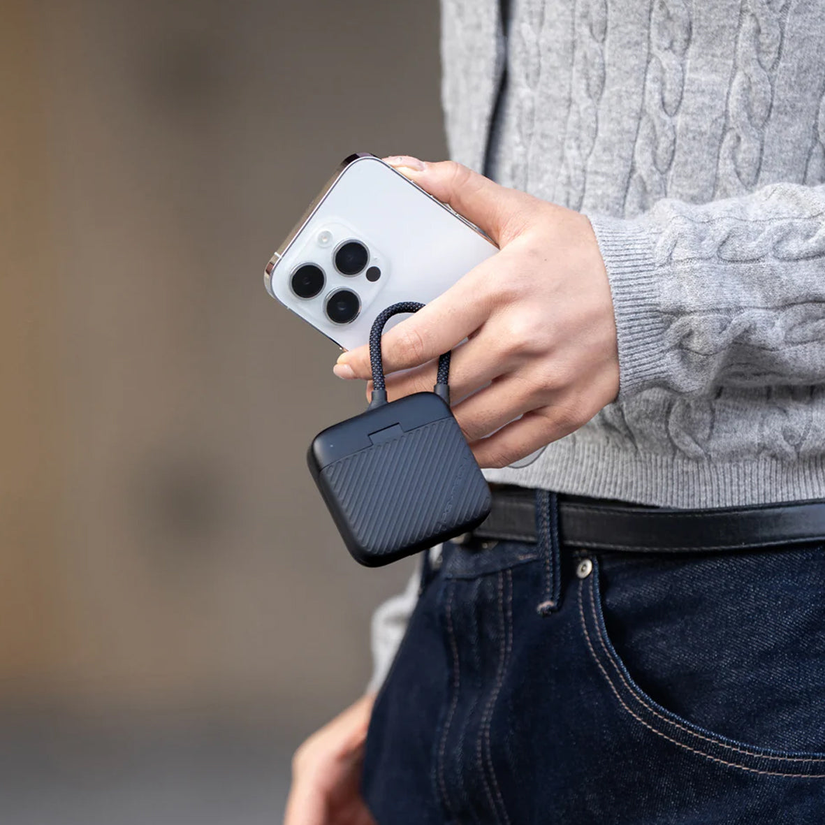 PGYTECH CreateMate High-Speed Mini Card Reader Case (Ivory White) P-GM-396