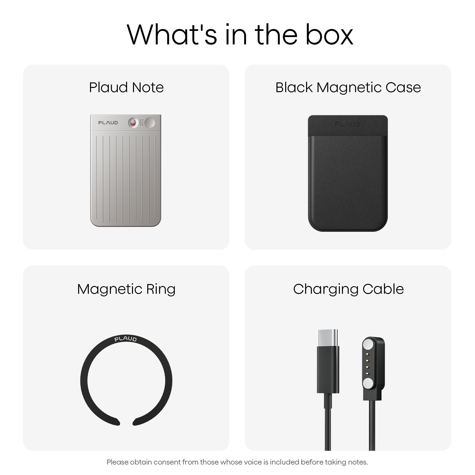 Plaud Note Silver