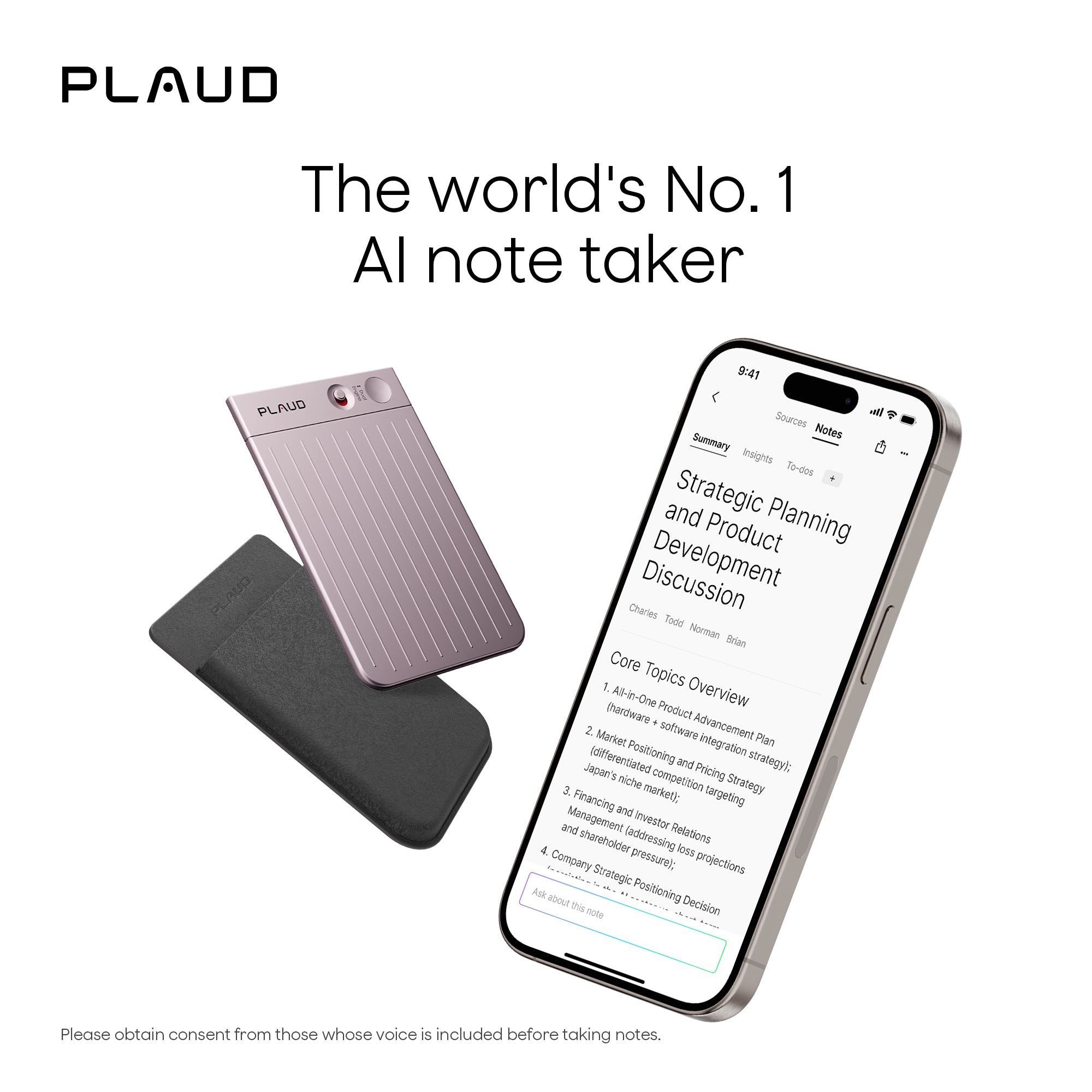 Plaud Note Starlight
