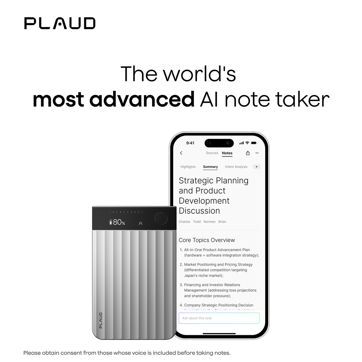 PLAUD Note Pro Silver